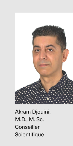 Akram Djouini, M.D., M.Sc., Conseiller Scientifique, UETMI, CCSMTL