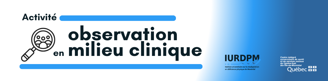activité - observation en milieu clinique