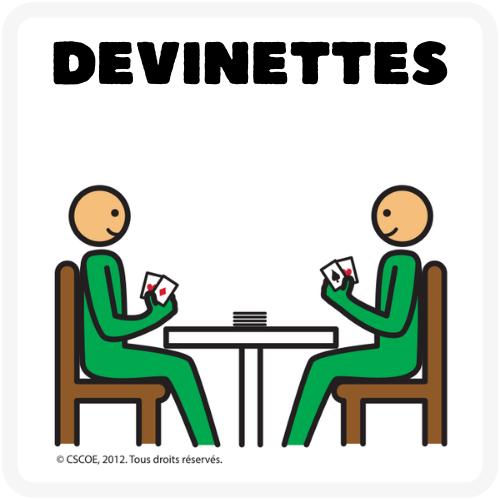 Image de deux personnes ayant pour titre Devinettes