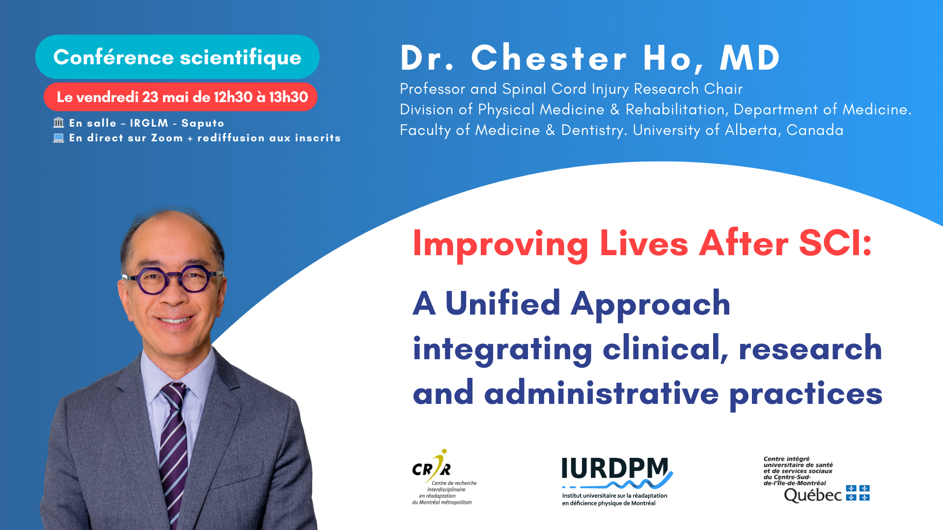 Improving Lives After SCI: A Unified Approach integrating clinical, research and administrative practices