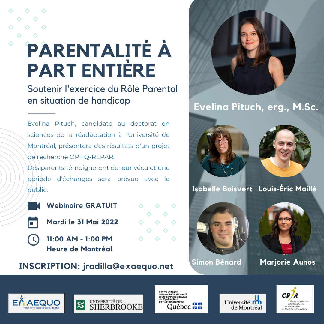 Webinaire Parentalité en situation de handicap 